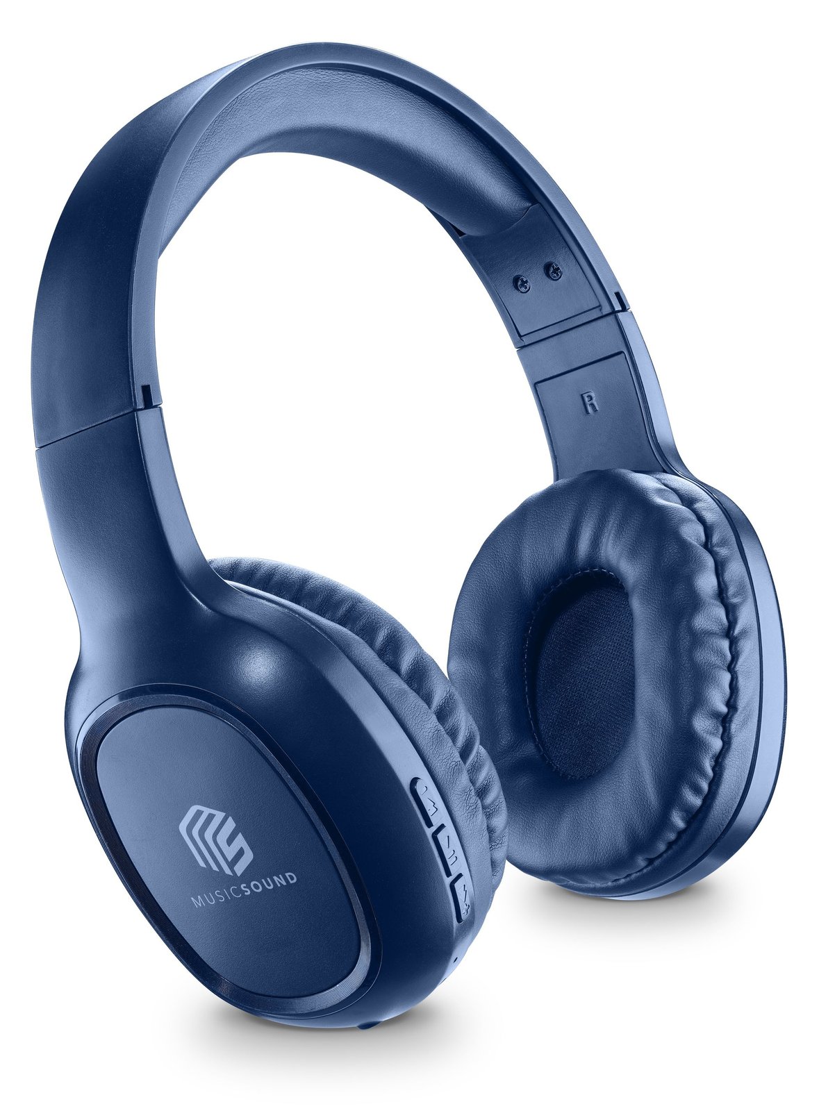 Cellularline Music & Sound Bluetooth Headphone BASIC Blue - Kopfhörer - Fernbedienung