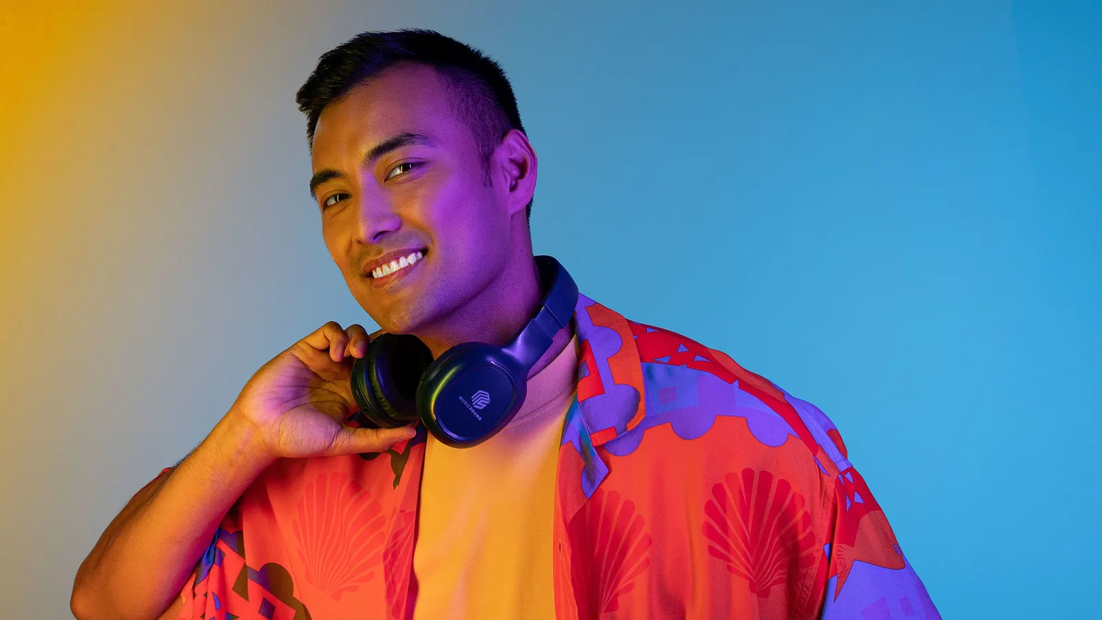 Cellularline Music & Sound Bluetooth Headphone BASIC Blue - Kopfhörer - Fernbedienung, Ansicht 3