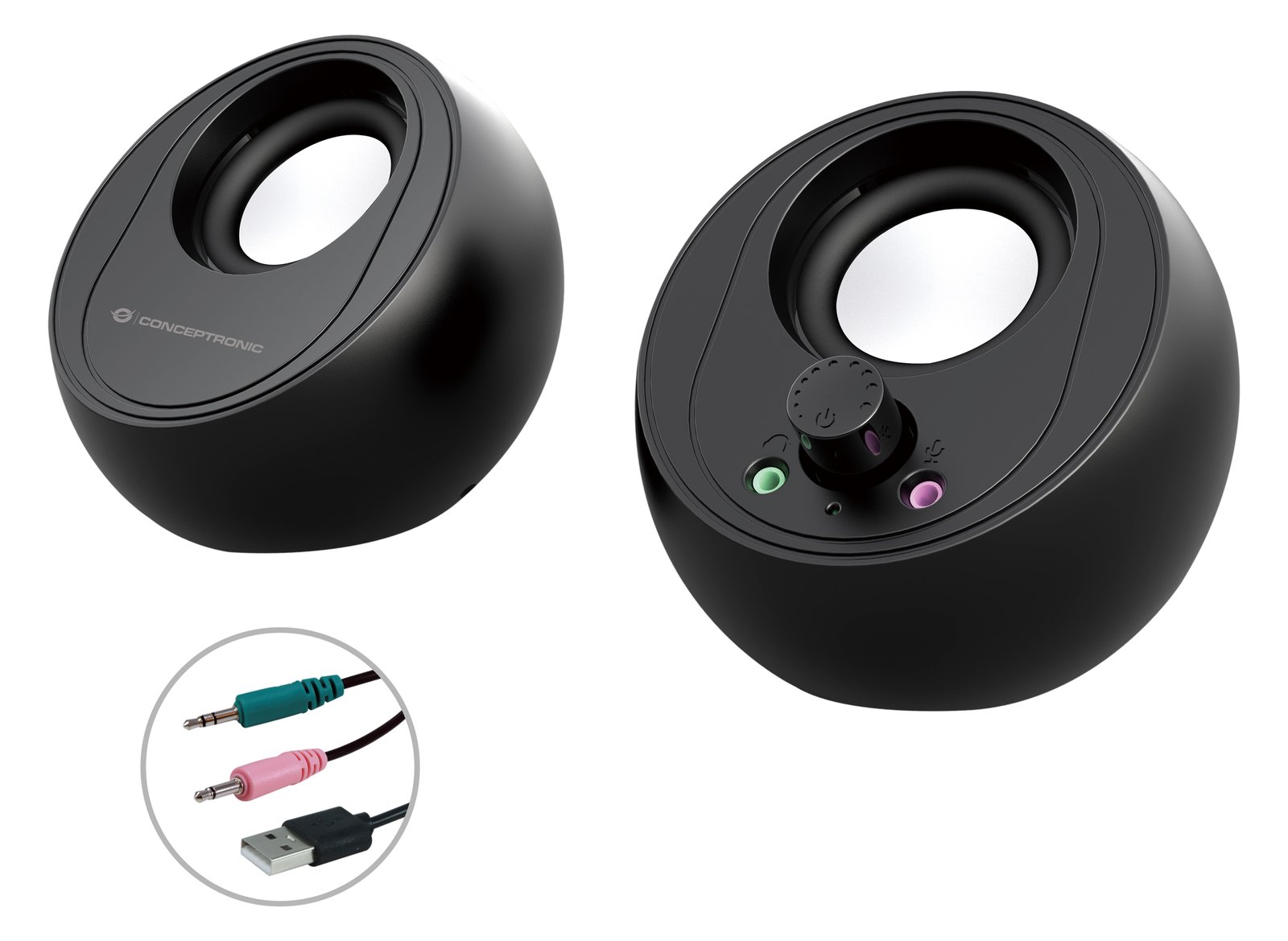 Conceptronic BJORN - Lautsprecher - für PC - kabellos - Bluetooth - 10 Watt (Gesamt)