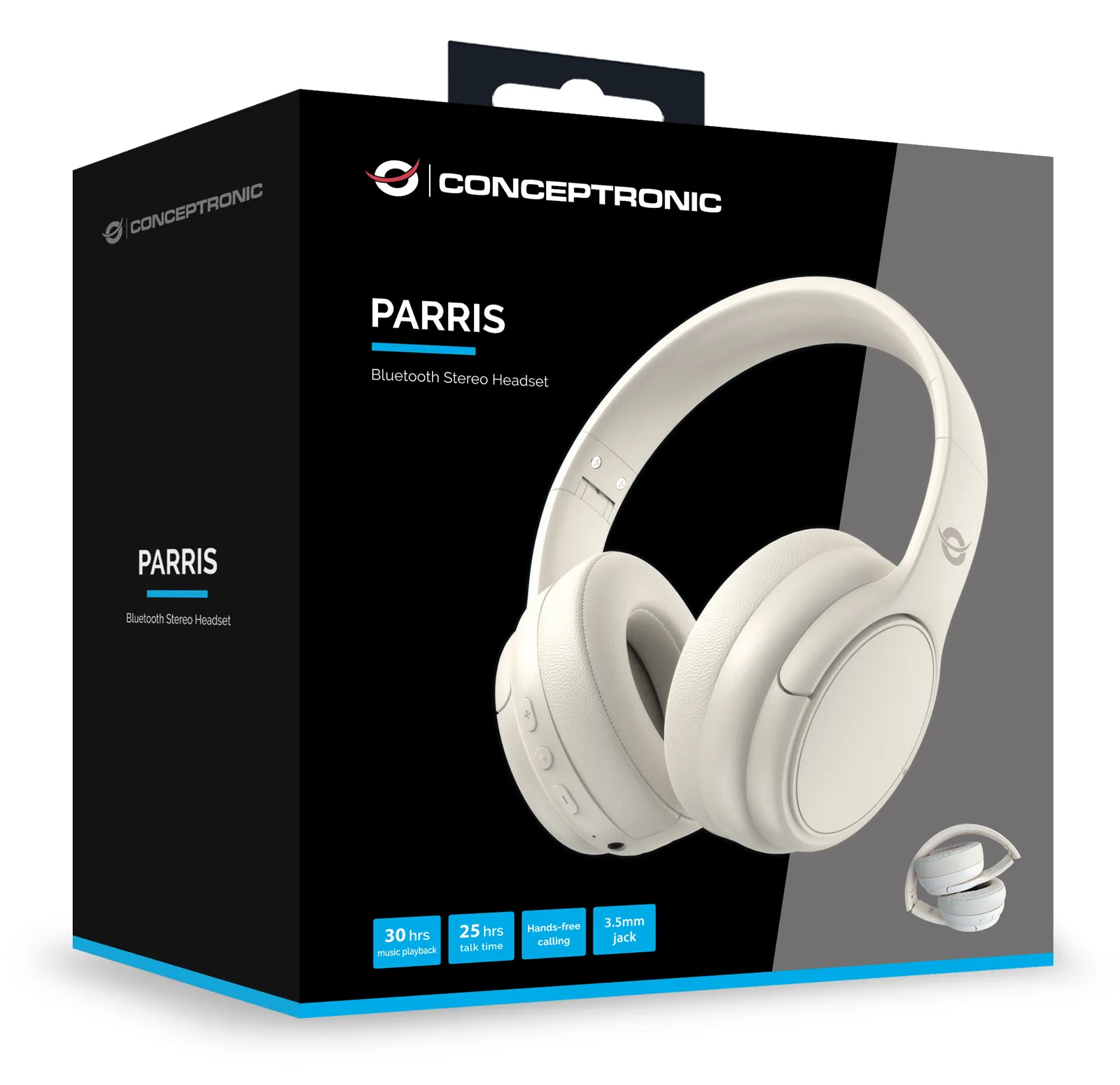 Conceptronic Headset Wireless Bluetooth 5.4 Dual-Device ws - Headset - 20 KHz, Ansicht 4