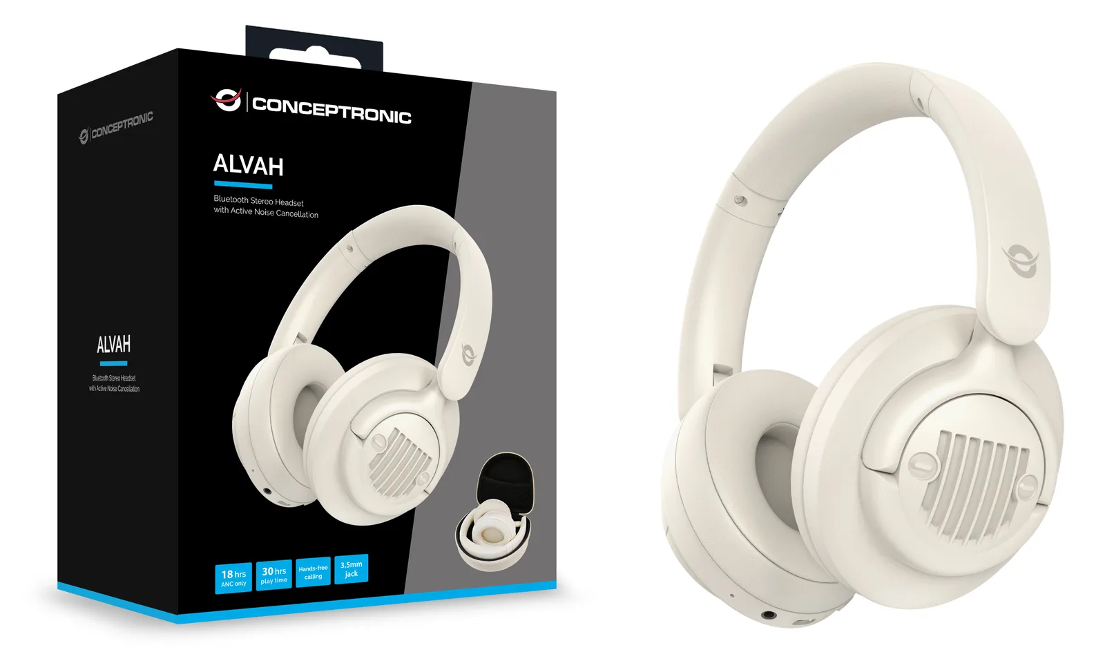 Conceptronic Headset Wireless Bluetooth 5.4 Lärmunterdr. ws - Headset - 20 KHz, Ansicht 4