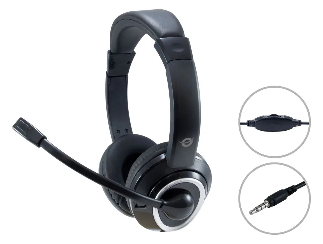 Conceptronic POLONA02B - Headset - On-Ear - kabelgebunden, Ansicht 2