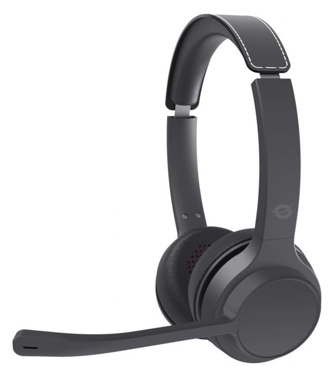 Conceptronic POLONA04B Bluetooth-Stereo-Headset - Verkabelt & Kabellos - Anrufe/Musik - 170 g - Kopfhörer - Schwarz