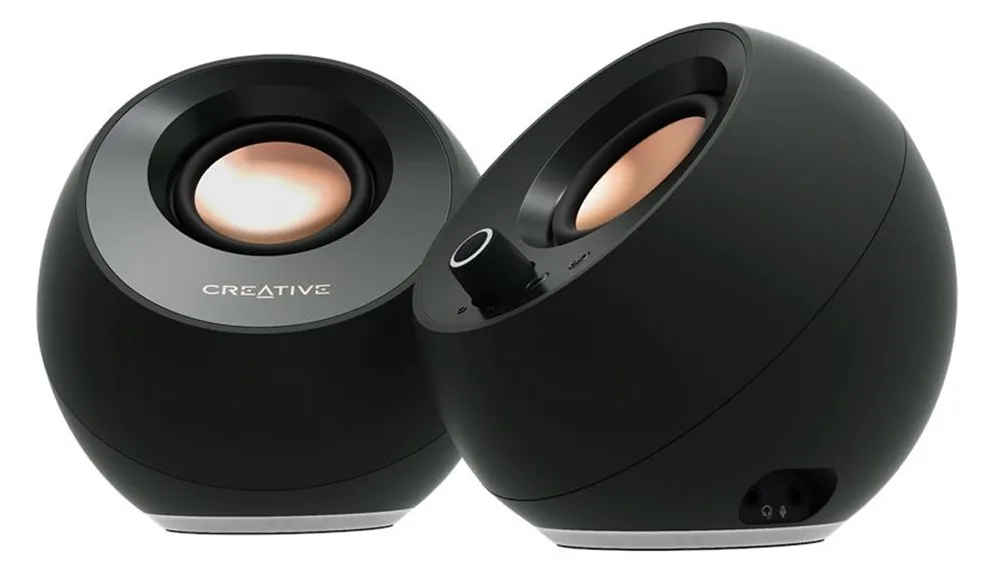 Creative Labs Creative Aktivbox Pebble Pro 2.0 Bluetooth 5.3 RGB schwarz - Lautsprecher - Bluetooth 5, Ansicht 2