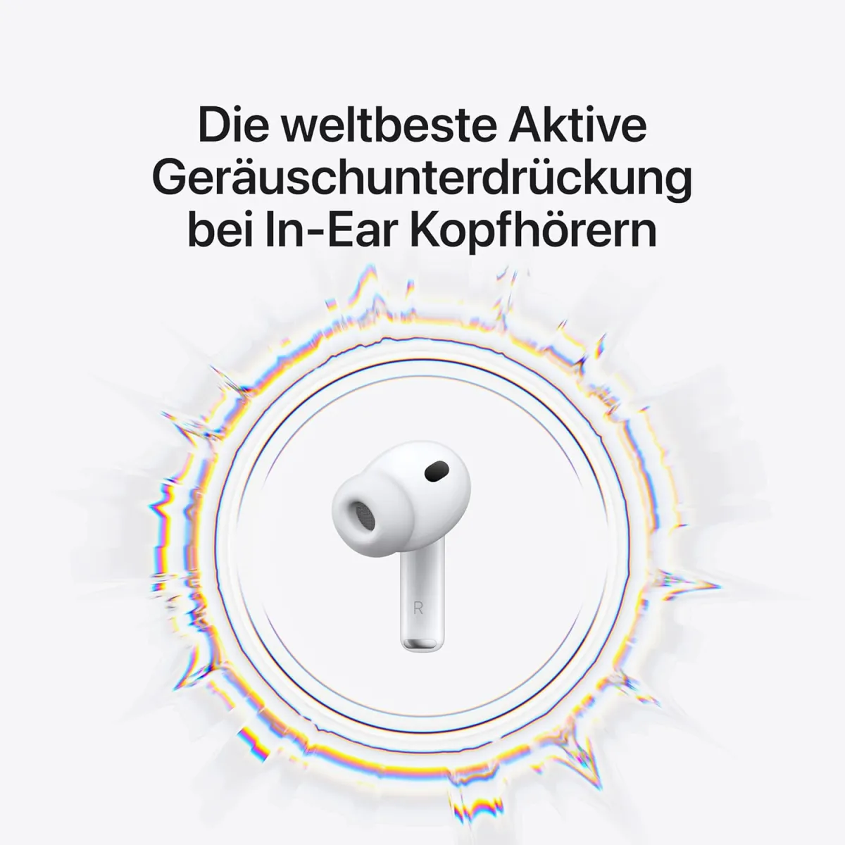 Apple AirPods Pro 3 Kabellose In‑Ear Kopfhörer, Aktive Geräuschunterdrückung, Herzfrequenzmessung, Hörgerätefunktion, Bluetooth Kopfhörer, 3D Audio, Hi‑Fi Sound, Laden über USB‑C — Bild 2