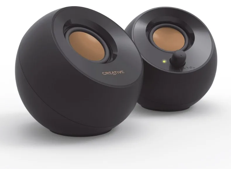 Creative Labs Creative Pebble - Lautsprecher - für PC - 4.4 Watt (Gesamt) - Schwarz, Ansicht 2
