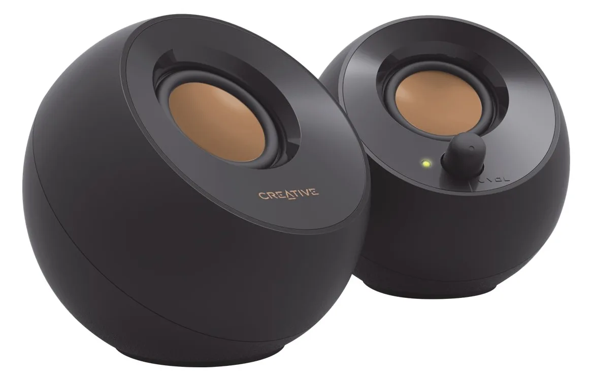 Creative Labs Creative Pebble - Lautsprecher - für PC - 4.4 Watt (Gesamt) - Schwarz, Ansicht 3