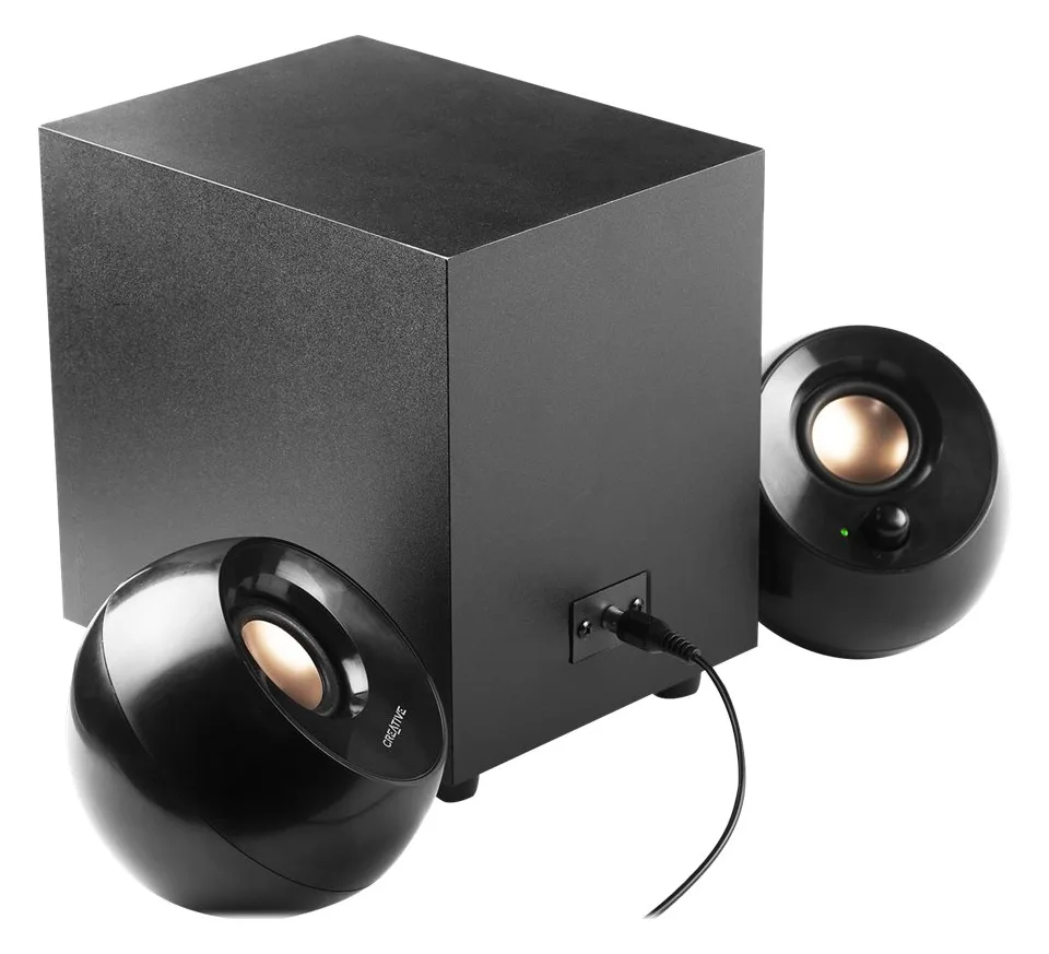 Creative Labs Creative Pebble Plus - Lautsprechersystem - für PC - 2.1-Kanal - 8 Watt (Gesamt), Ansicht 4