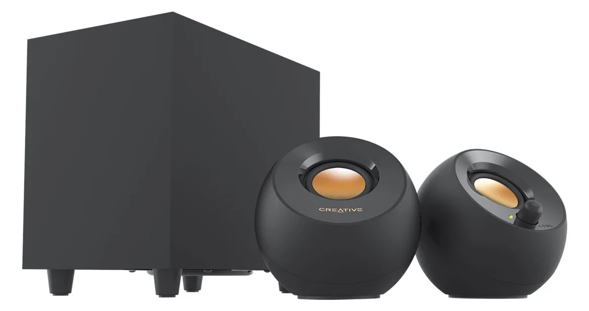 Creative Labs Creative Pebble Plus - Lautsprechersystem - für PC - 2.1-Kanal - 8 Watt (Gesamt), Ansicht 5