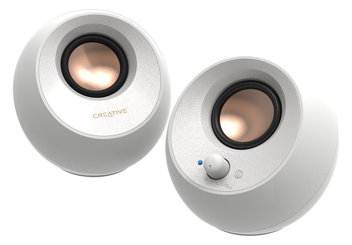 Creative Labs Creative Pebble V3 - Lautsprecher - für PC - 2.0-Kanal - kabellos - Bluetooth - USB - 8 Watt (Gesamt)