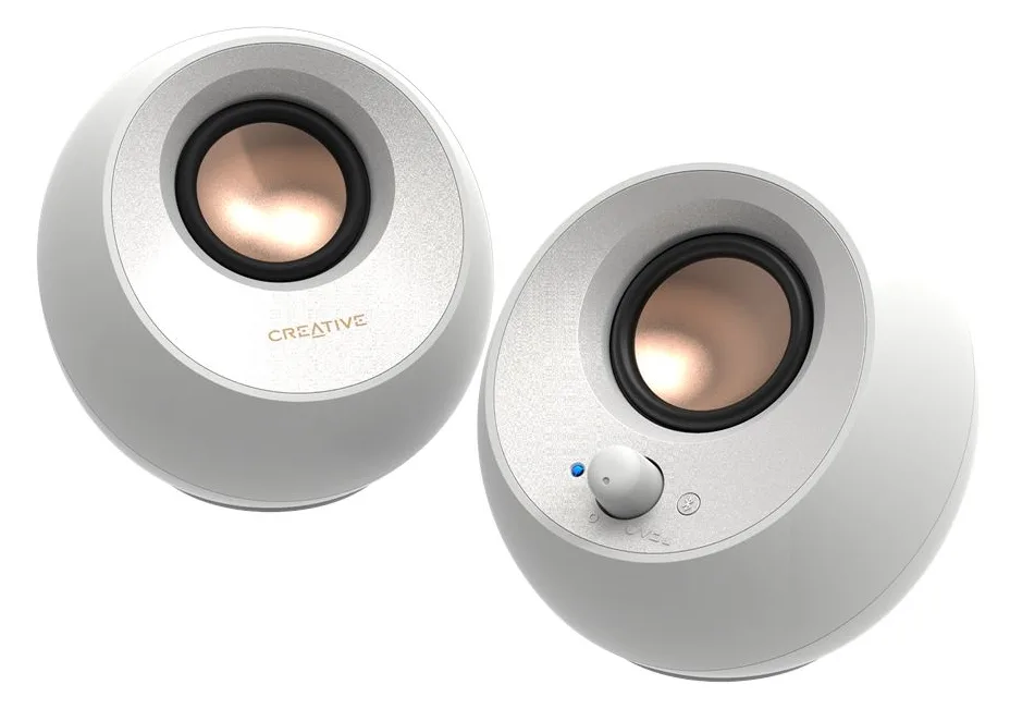 Creative Labs Creative Pebble V3 - Lautsprecher - für PC - 2.0-Kanal - kabellos - Bluetooth - USB - 8 Watt (Gesamt), Ansicht 2