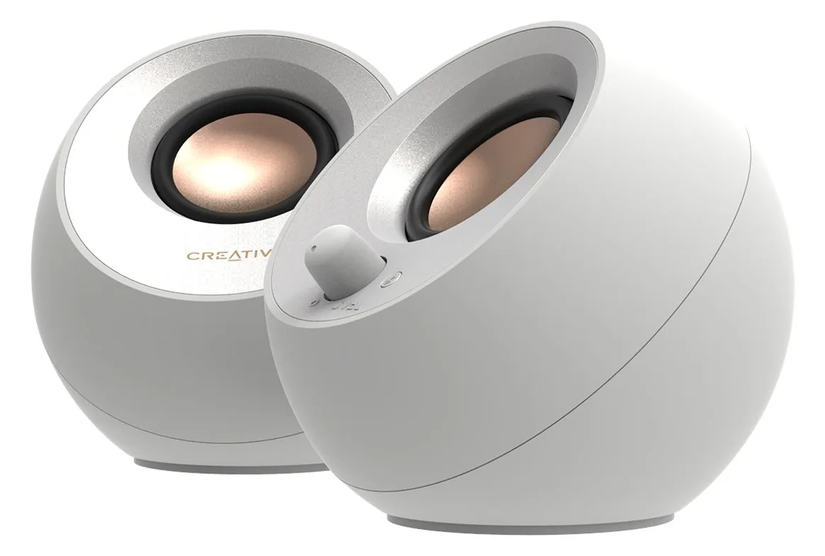 Creative Labs Creative Pebble V3 - Lautsprecher - für PC - 2.0-Kanal - kabellos - Bluetooth - USB - 8 Watt (Gesamt), Ansicht 3