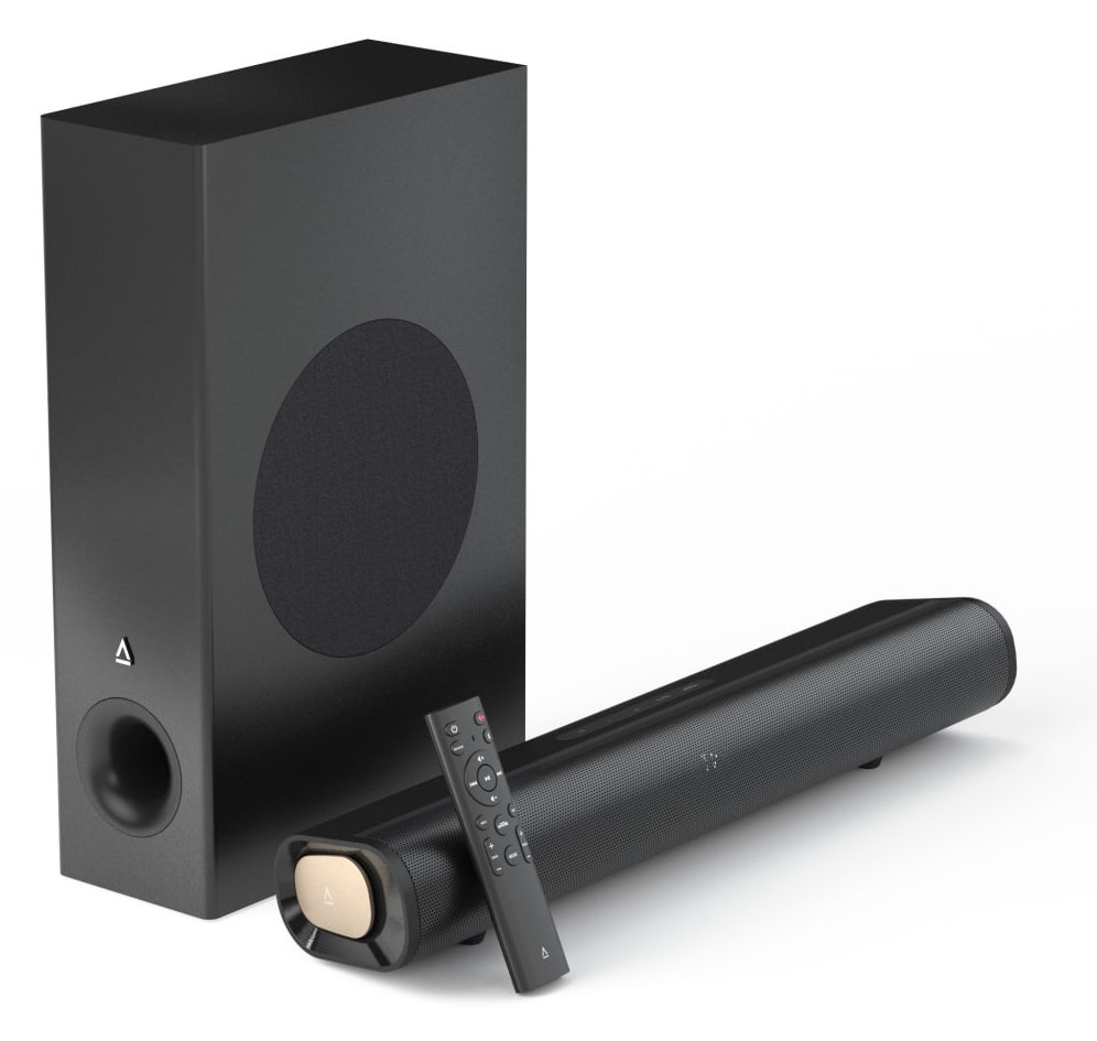 Creative Labs Creative Soundbar Stage Pro mit Subwoofer Bluetooth USB schw - Subwoofer - 2.1