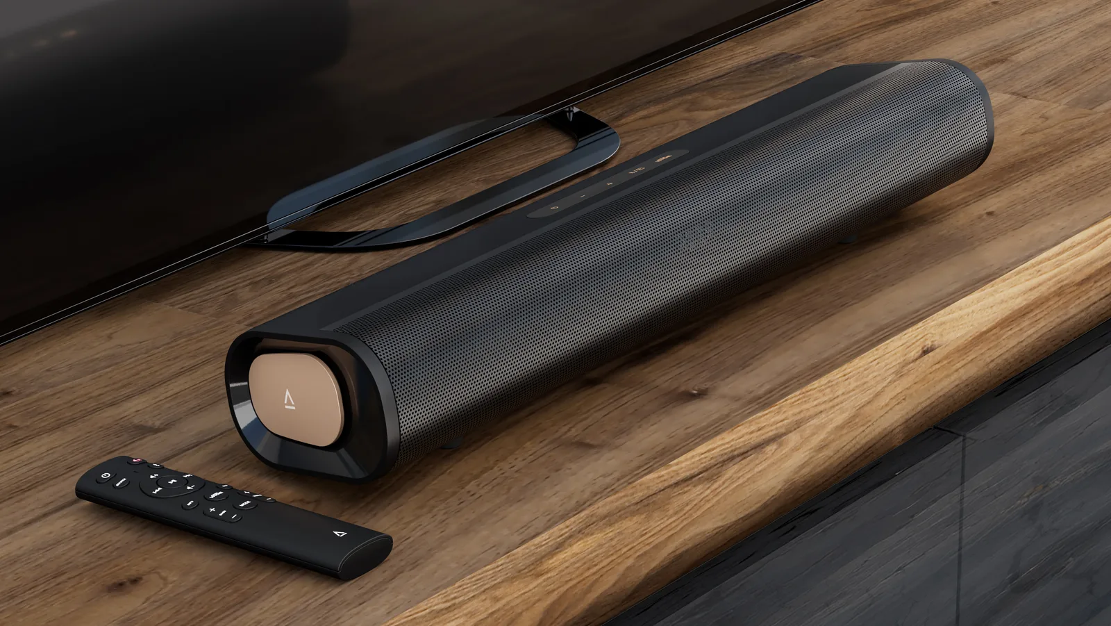 Creative Labs Creative Soundbar Stage Pro mit Subwoofer Bluetooth USB schw - Subwoofer - 2.1, Ansicht 2
