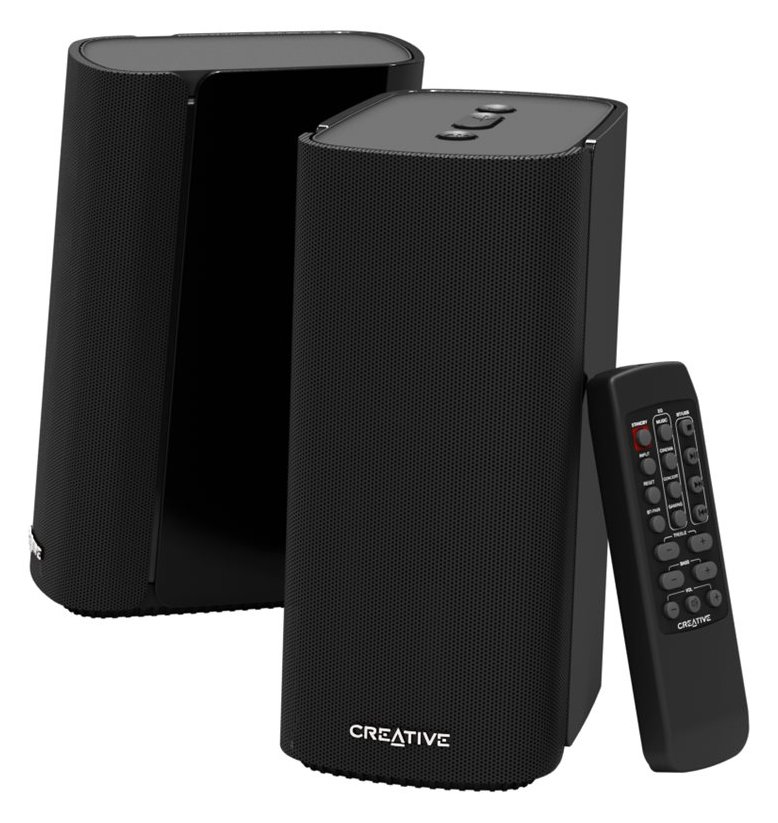 Creative Labs Creative T100 - Lautsprecher - für PC - kabellos - Bluetooth - 40 Watt (Gesamt)