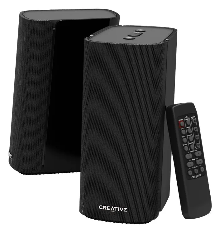 Creative Labs Creative T100 - Lautsprecher - für PC - kabellos - Bluetooth - 40 Watt (Gesamt), Ansicht 3