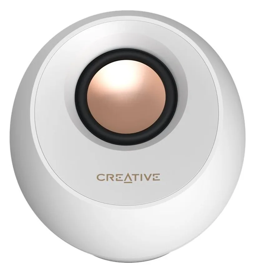 Creative Labs Pebble Pro weiss Klinke USB-A/C Bluetooth Digitalverstärker - Lautsprecher - Lautsprecher - Stereo, Ansicht 3
