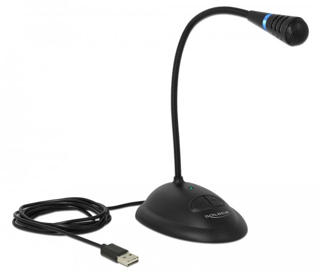 Delock Mikrofon - USB - Schwarz