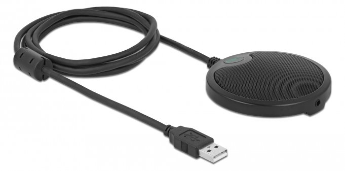 Delock Mikrofon - USB - Schwarz
