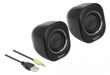 Delock Mini - Lautsprecher - für PC - 2 Watt (Gesamt) von LumaTech