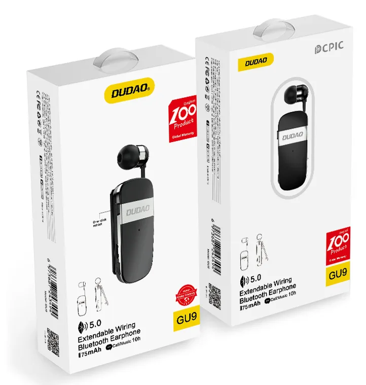 Dudao GU9 Extendable Wiring Bluetooth Earphone, Ansicht 2