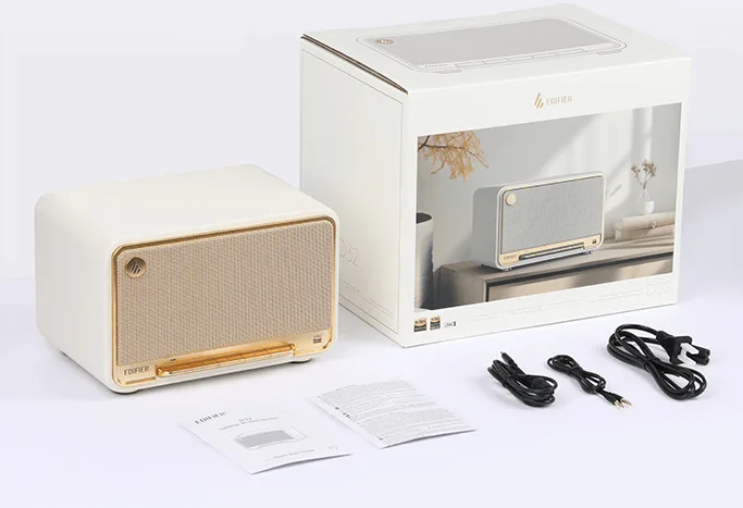 Edifier D32 Multiroom-fähiger WiFi Speaker Bluetooth weiß retail - Lautsprecher - 2.1, Ansicht 2