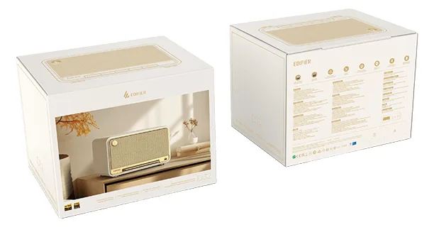 Edifier D32 Multiroom-fähiger WiFi Speaker Bluetooth weiß retail - Lautsprecher - 2.1, Ansicht 4