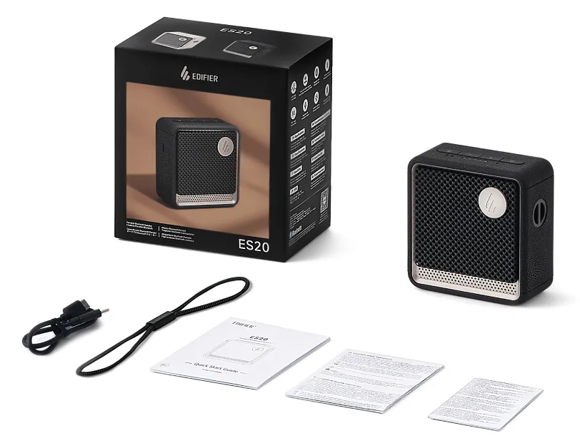 Edifier ES20 TCODE schwarz Bluetooth retail - Lautsprecher - 19 KHz, Ansicht 2