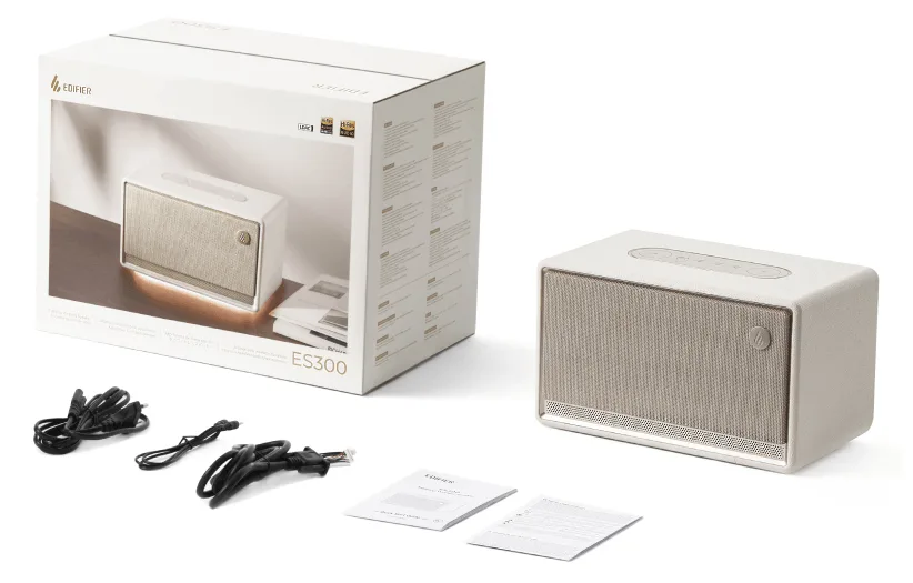 Edifier ES300 WLAN Bluetooth ivory retail - Lautsprecher - 40 KHz, Ansicht 2