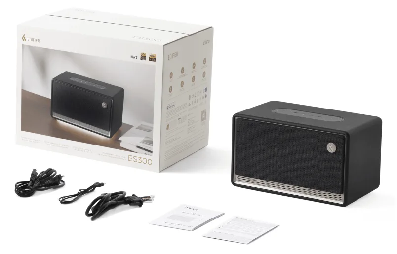 Edifier ES300 WLAN Bluetooth schwarz retail - Lautsprecher - 40 KHz, Ansicht 2