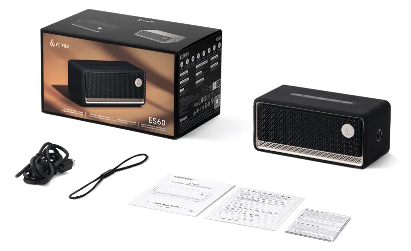 Edifier ES60 TCODE schwarz Bluetooth retail - Lautsprecher - 20 KHz, Ansicht 2