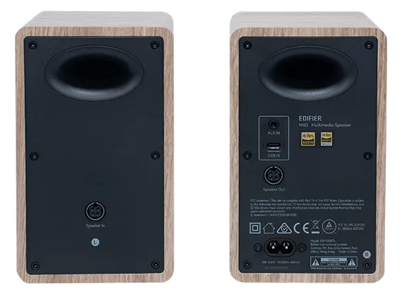 Edifier M60 2.0 Bluetooth classic oak retail - Lautsprecher, Ansicht 4