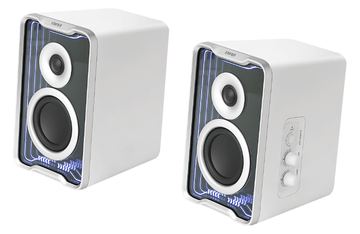 Edifier QR30 Desktoplautsprecher Weiss Bluetooth RGB retail - Lautsprecher von LumaTech