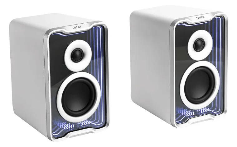 Edifier QR30 Desktoplautsprecher Weiss Bluetooth RGB retail - Lautsprecher, Ansicht 3
