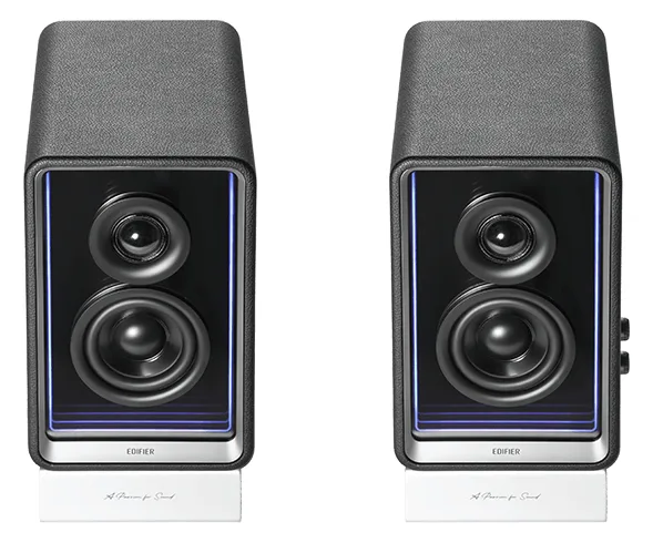 Edifier QR65 Aktive Design-Lautsprecher RGB Schwarz retail - Lautsprecher - 40 KHz, Ansicht 4