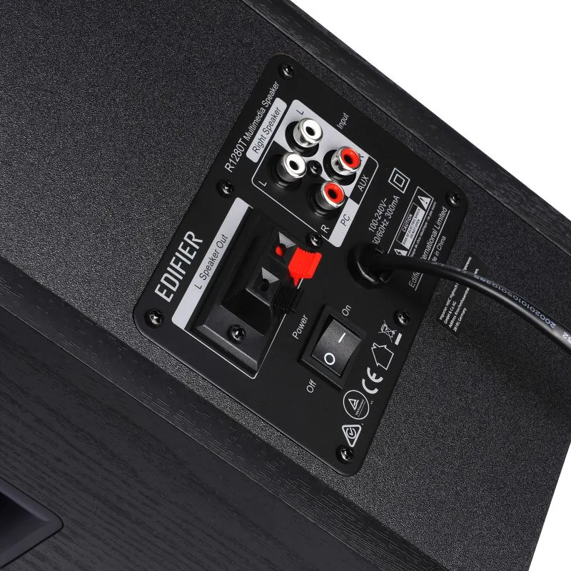 Edifier R1280T - 2.0 Kanäle - Kabelgebunden - 21 W - Schwarz, Ansicht 2