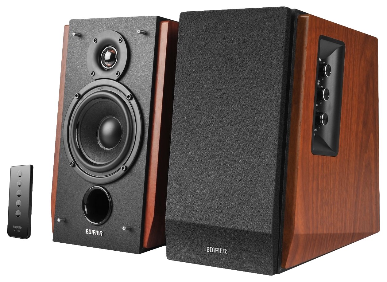 Edifier R1700BT - Lautsprecher - Bücherregal - kabellos - Bluetooth - 66 Watt (Gesamt) - Schwarz