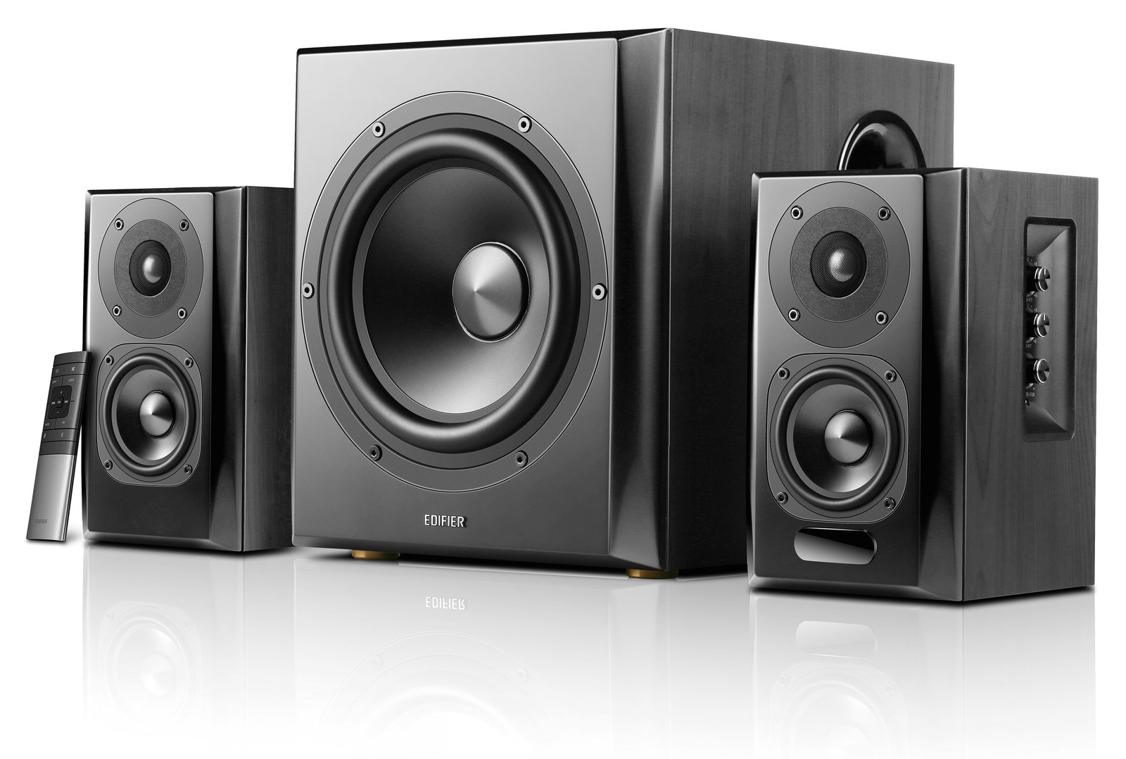 Edifier S351DB - Lautsprechersystem - für PC - 2.1-Kanal - kabellos - Bluetooth - 150 Watt (Gesamt)