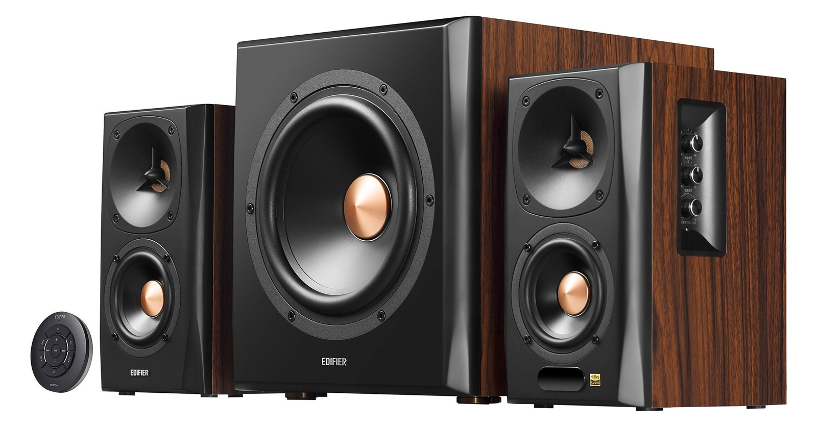 Edifier S360DB - Lautsprechersystem - für PC - 2.1-Kanal - kabellos - Bluetooth - 155 Watt (Gesamt)