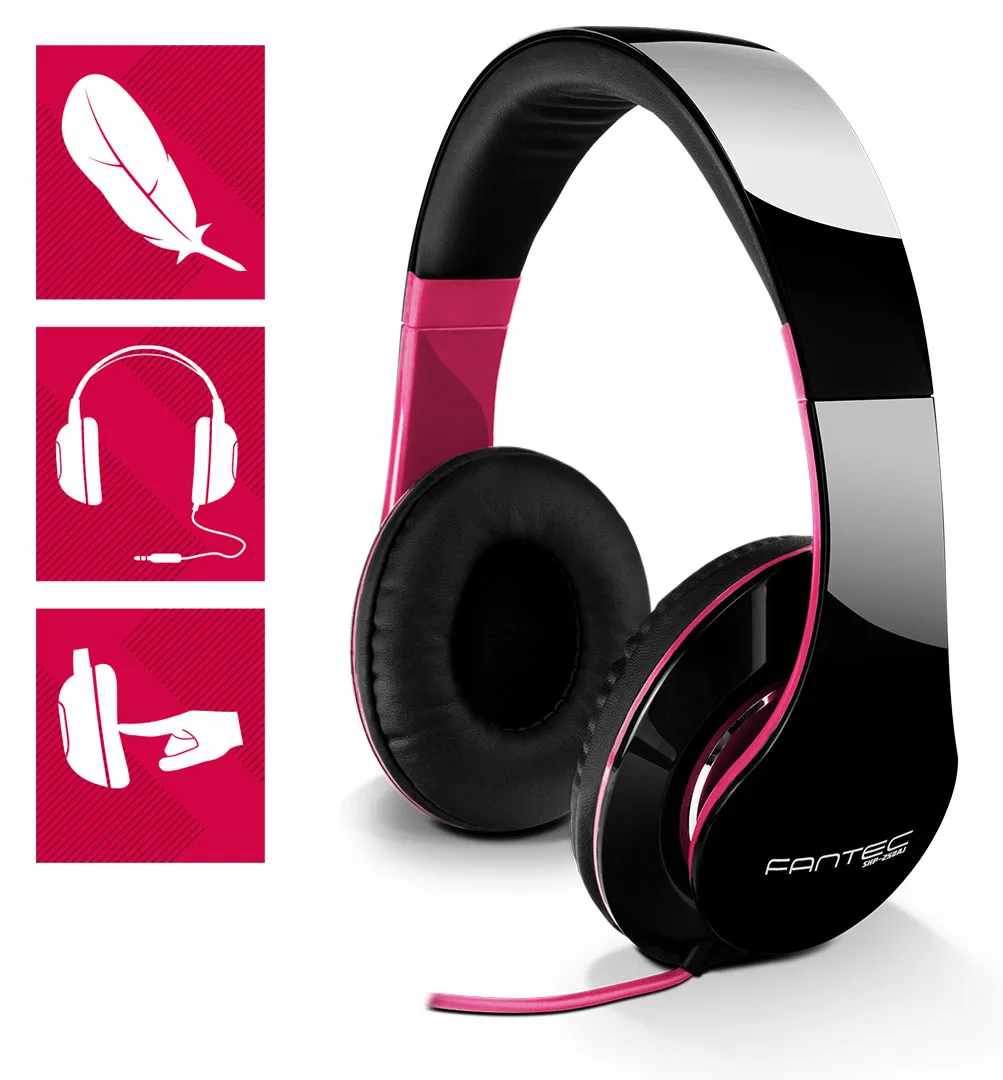 FANTEC SHP-250AJ-PK - Kopfhörer - ohrumschließend, Ansicht 4