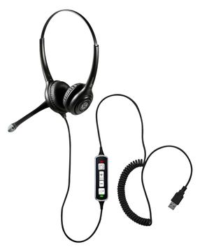 Geemarc CLA3 USB-A-Kopfhörer+ Mikrofon Hörgeraetekompatibel von LumaTech