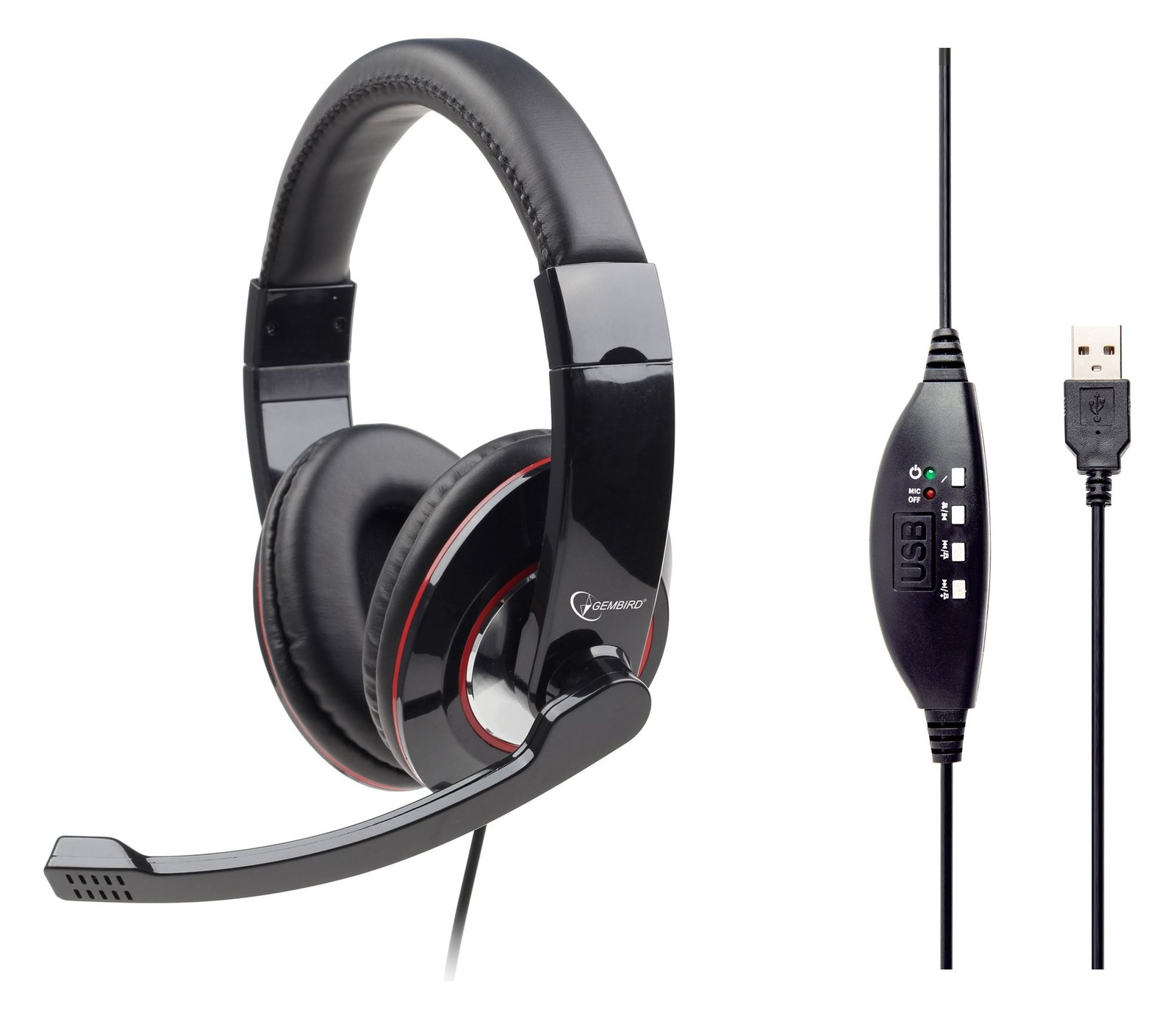 Gembird MHS-U-001 - Headset - ohrumschließend