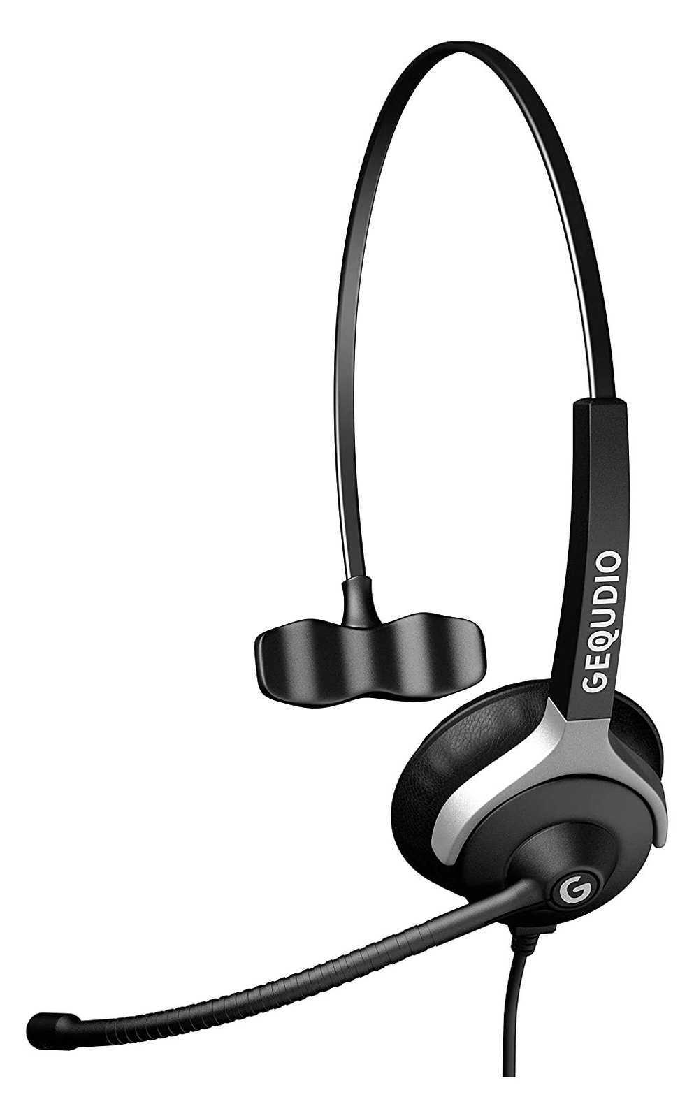 Gequdio WA9004 - Kabelgebunden - Büro/Callcenter - 60 g - Kopfhörer - Schwarz