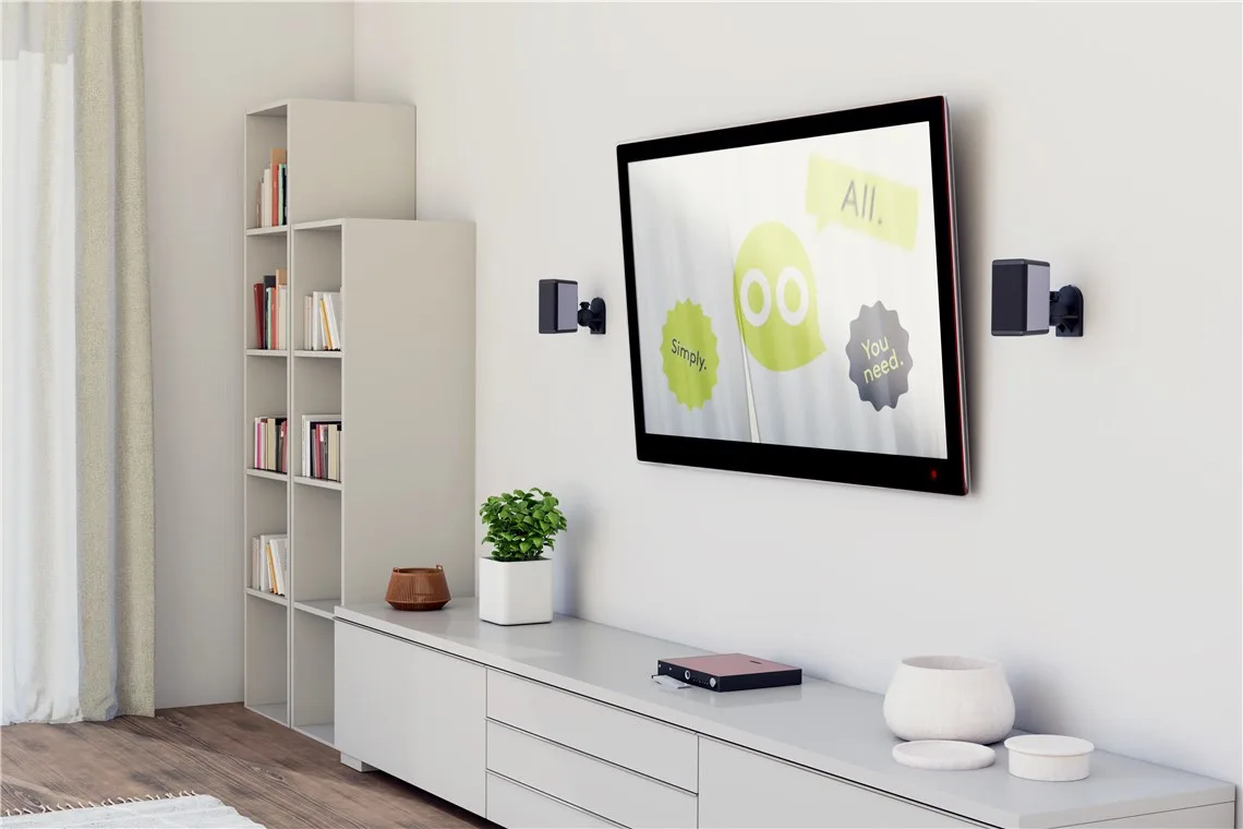 Goobay - Befestigungskit (Wandmontage) - für Lautsprecher - Acrylnitril-Butadien-Styrol (ABS), Ansicht 3