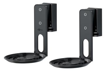 Goobay Lautsprecher-Wandhalterung Modern Era 1 Flex schwarz von LumaTech