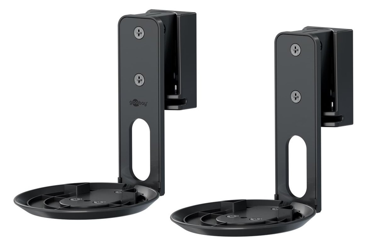 Goobay Lautsprecher-Wandhalterung Modern Era 1 Flex schwarz