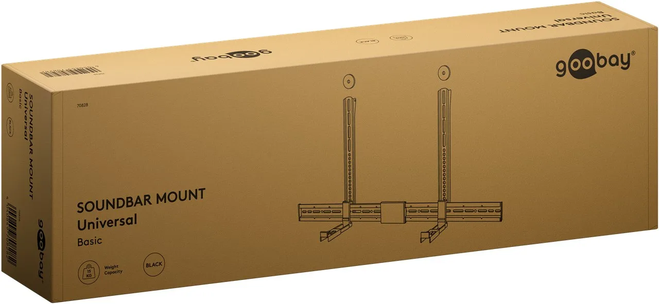 Goobay Soundbar-Halterung für TV Universal schwarz, Ansicht 2