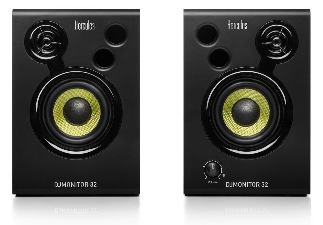 Hercules DJ Monitor 32 - Monitorlautsprecher - 30 Watt (Gesamt)