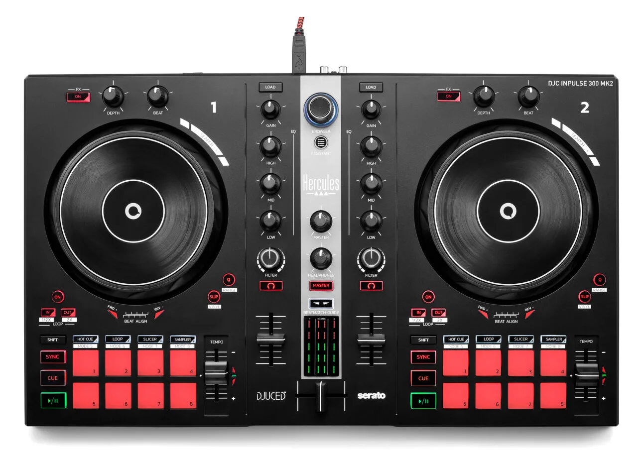 Hercules DJControl Inpulse 300 MK2 - DJ-Regler, Ansicht 2