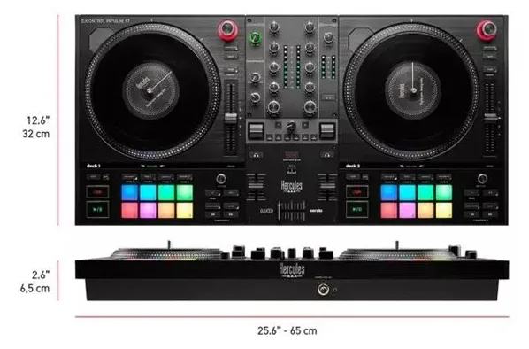 Hercules DJControl Inpulse T7 - DJ-Regler, Ansicht 2